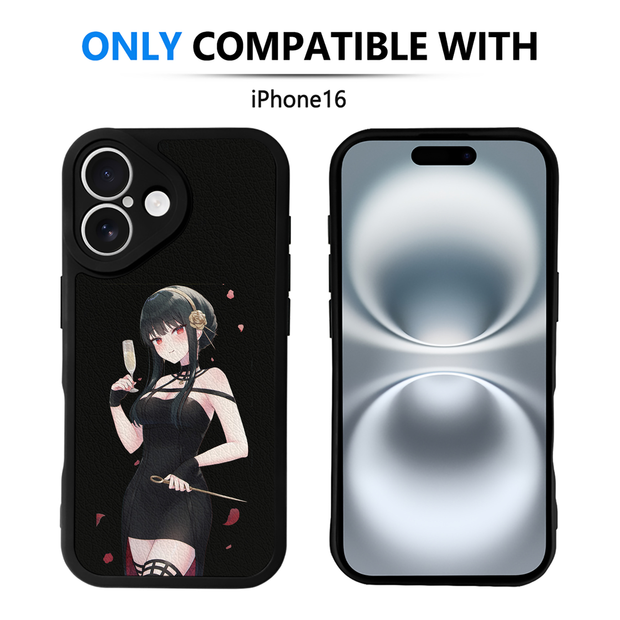 （画像用） SPY×FAMILY间谍家家酒 【iPhone 16シリーズ対応】シリコンスマホケース（レザー調） 材質：シリコン